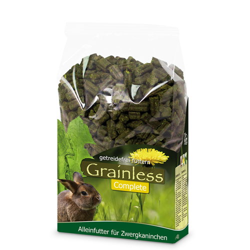 Полнорационный беззерновой корм для карликовых кроликов JR Farm Grainless пеллеты, 1,35 кг