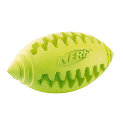 Игрушка для собак Nerf Мяч для регби рифленый, 8 см