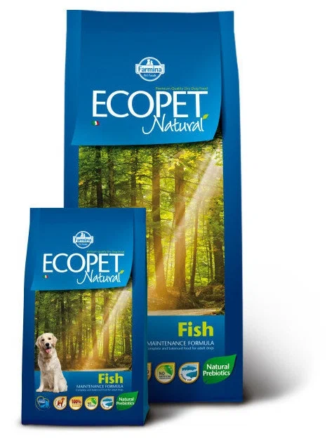 Сухой корм для собак всех пород Farmina Ecopet Natural Adult с рыбой 12 кг 