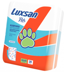 Коврики впитывающие Luxsan Pets 60*90 см, 20 штук