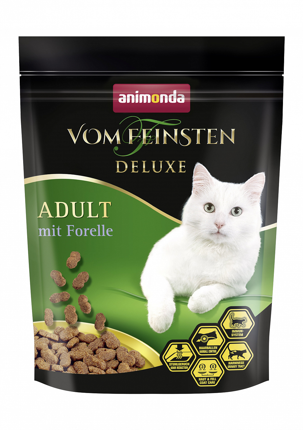 Сухой корм для взрослых кошек Animonda Vom Feinsten Deluxe Adult mit Forelle, с форелью