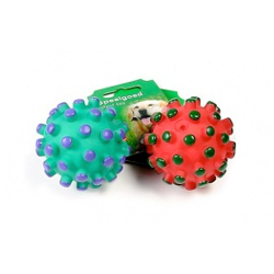 Игрушка для собак Beeztees 620120 Мяч с шипами из винила 6 см (1 штука)