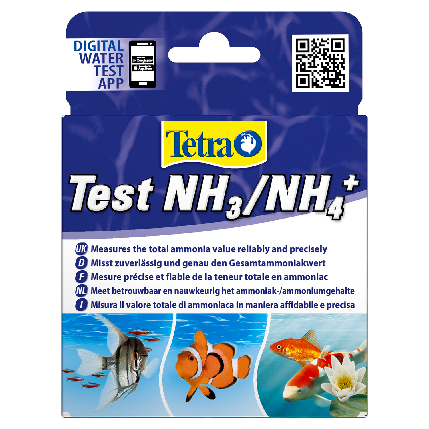 Tetra Test NH3/NH4 тест для воды на аммоний пресн/море