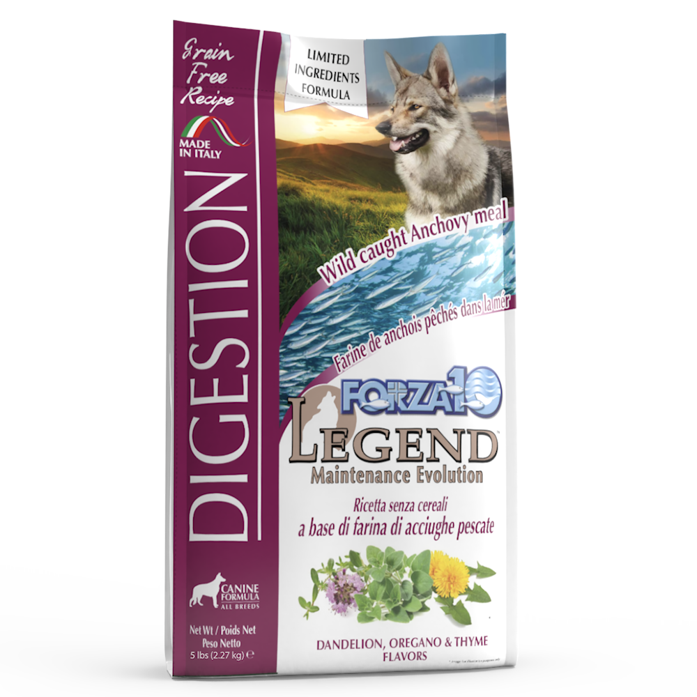 Сухой корм Forza10 Adult Legend Digestion для собак с чувствительным пищеварением, с анчоусом, горохом и картофелем