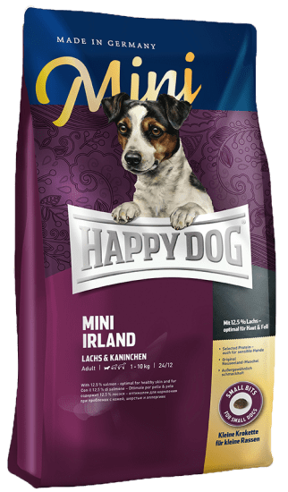 Сухой корм для собак при проблемах с кожей и аллергией Happy Dog Supreme mini Irland