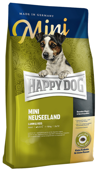 Сухой корм для собак малых пород при аллергиях Happy Dog Supreme mini Neuseeland