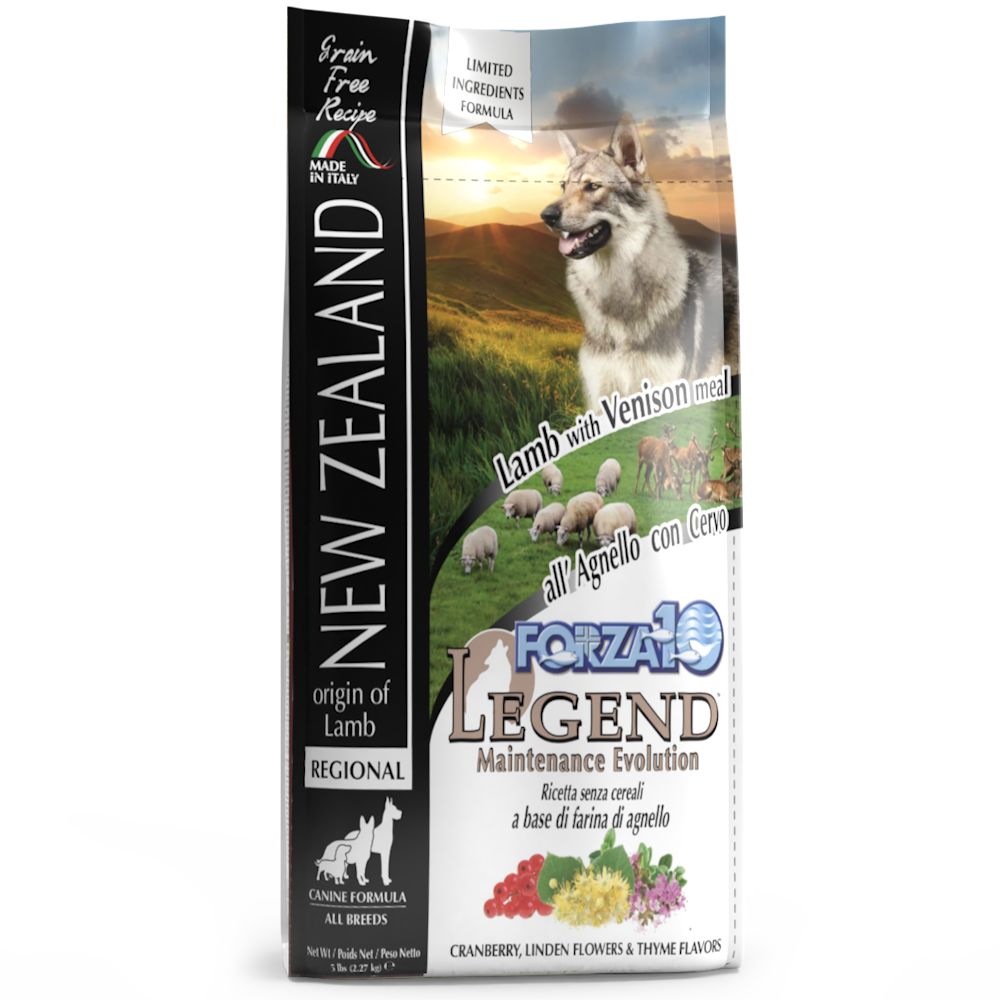 Сухой корм Forza10 Adult Legend New Zealand для взрослых собак, с ягненком, оленем и картофелем