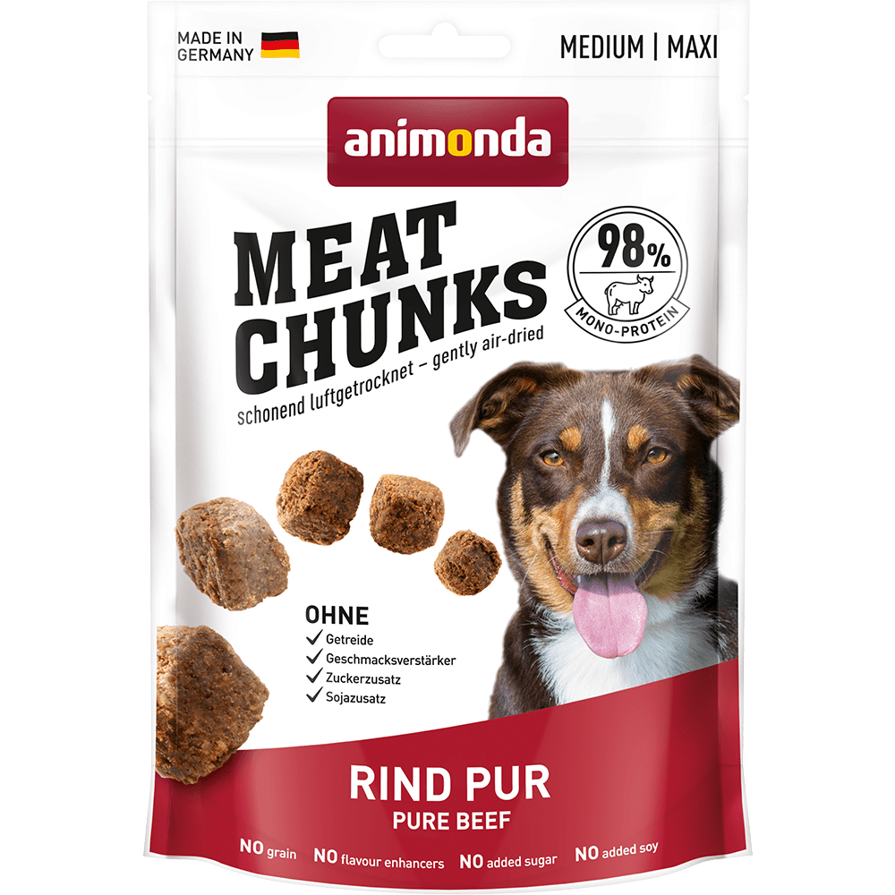 Animonda Meat Chunks лакомство для собак средних и крупных пород, с говядиной 80 г