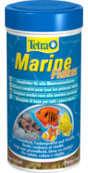 Хлопьевидный корм для мелких и средних морских рыб Tetra Marine Flakes 250 мл