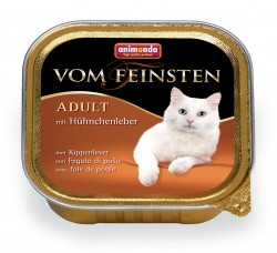 Консервы для кошек Animonda Vom Feinsten Adult с куриной печенью 100 г х 32 шт.