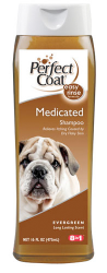 Лечебный шампунь для собак Perfect Coat Medicated Shampoo дегтярный с ароматом хвои