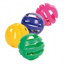 Игрушка для кошек Trixie набор пластиковых мячиков, 4 шт.