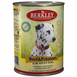 Консервы для взрослых собак Berkley Beef & Potatoes for Adult Dog говядина с картофелем 0,4 кг