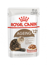 Влажный корм для пожилых кошек старше 12 лет Royal Canin Ageing +12 в соусе 85 г