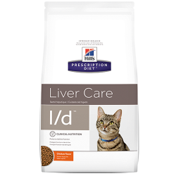 Сухой лечебный корм для кошек Hill's Prescription Diet Feline L/D при заболеваниях печени 1,5 кг