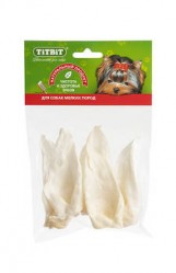 Ухо кроличье диетическое для собак Titbit мягкая упаковка