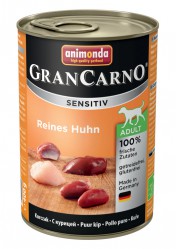 Консервы для взрослых собак с чувствительным пищеварением Animonda GranCarno Sensitiv c курицей 400 г х 6 шт.