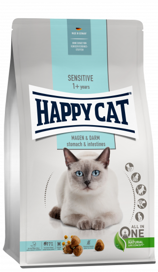 Сухой корм Happy Cat Sensitive Magen & Darm для кошек с чувствительным пищеварением