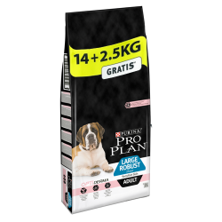 Сухой корм для собак Pro Plan Adult Large Robust Sensitive Skin с лососем и рисом, для крупных пород с мощным телосложением с чувствительной кожей, 16,5 кг 
