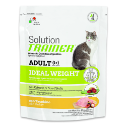 Сухой корм для кошек Trainer Solution Ideal Weight с избыточным весом, с индейкой 0,3 кг