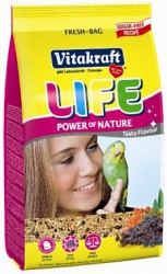 Основной корм для волнистых попугаев Vitakraft Life Power Nature 0,8 кг
