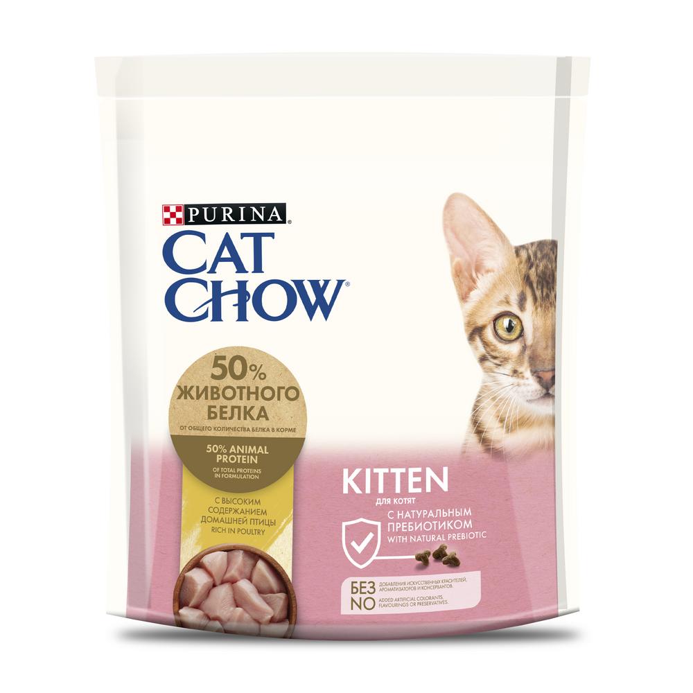 Сухой корм для котят Cat Chow Kitten с курицей 