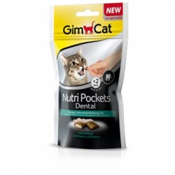 Лакомство для кошек Gimcat Nutri Pockets Dental витаминизированное для профилактики зубного камня