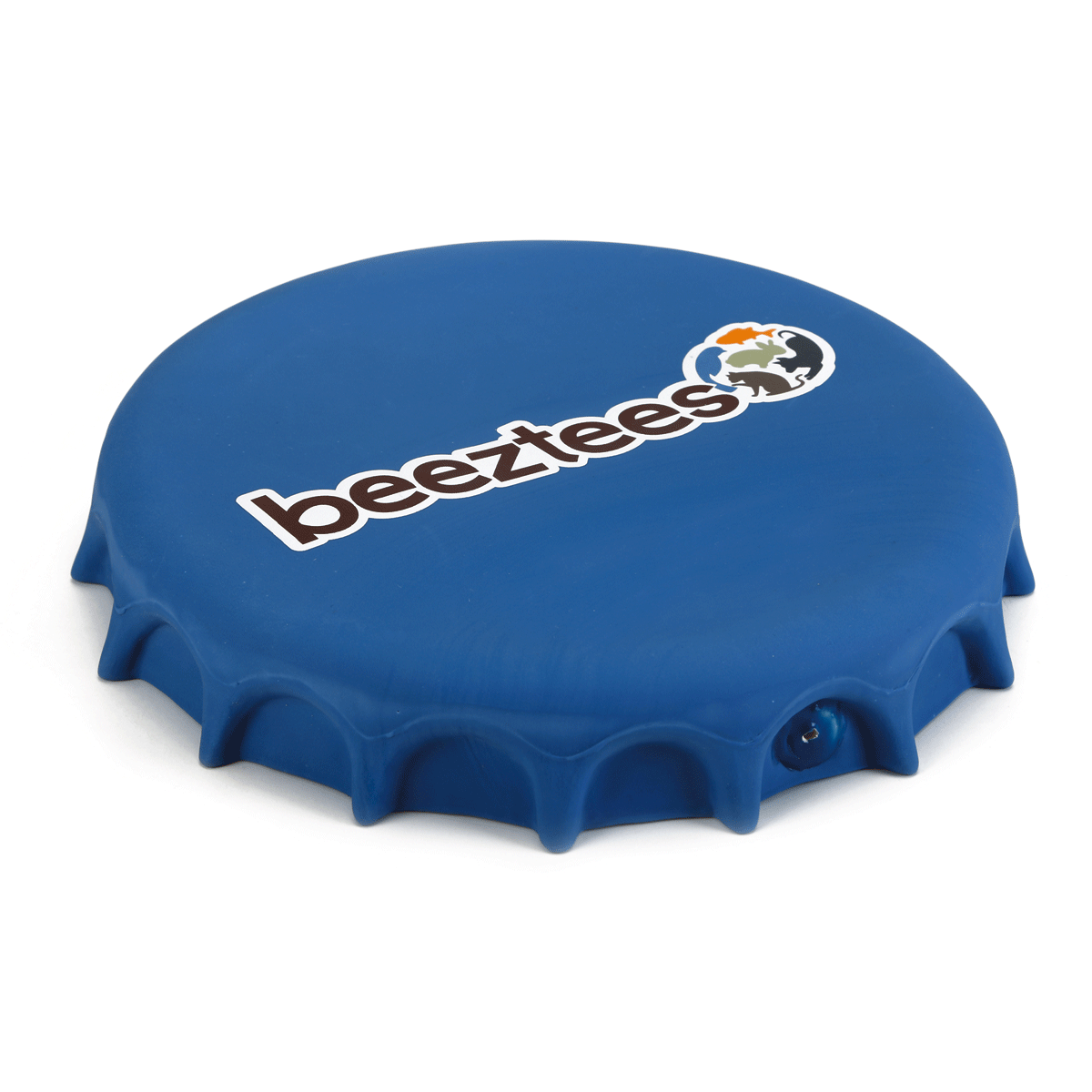 Игрушка для собак Beeztees "Фрисби-крышка от бутылки", синяя 24 см