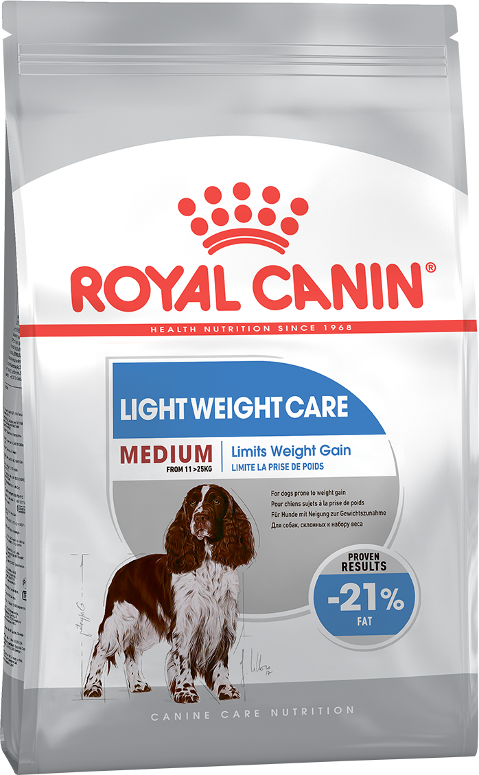 Сухой корм для собак Royal Canin Medium Light Weight Care средних пород склонных к полноте, 3 кг