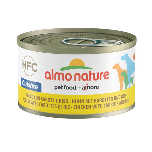 Консервы для собак Almo Nature Classic Home Made HFC "Курица с морковью и рисом по-домашнему", 0,095 кг