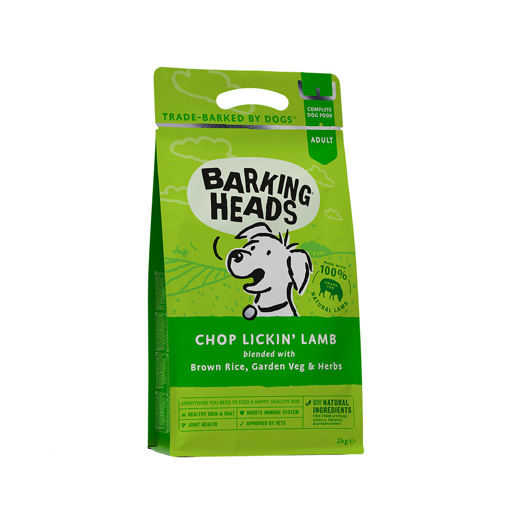 Сухой корм для собак Barking Heads «chop lickin lamb» Мечты о ягненке, с ягненком и рисом 