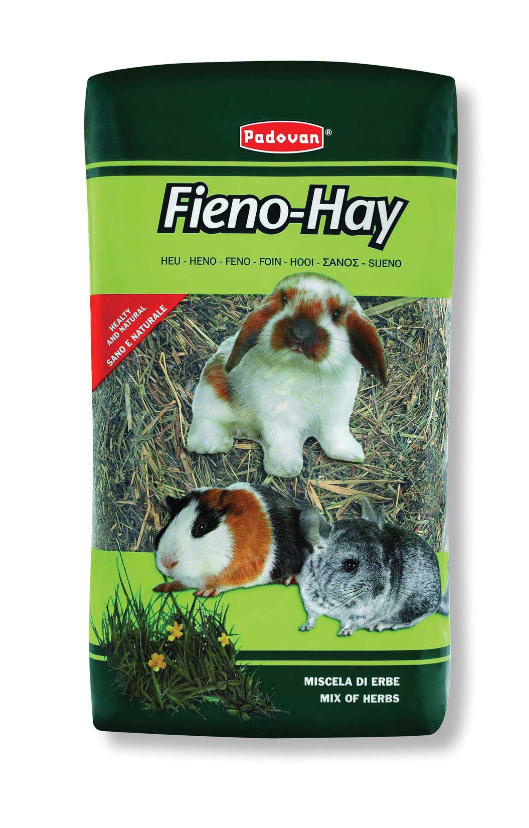 Сено, луговые травы для грызунов Padovan Fieno Hay 1кг|20л