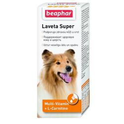 Витамины для собак Beaphar Laveta Super (Беафар Лавета Супер) For Dogs кормовая добавка для шерсти, 50 мл
