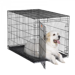 Клетка для собак Midwest iCrate черная 1 дверь, 122х76х84 см
