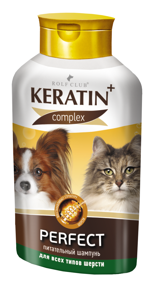 Rolf Club Keratin+ Perfect шампунь для собак и кошек, 400 мл