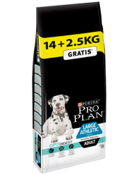 Сухой корм для собак Pro Plan Adult Athletic Sensitive Digestion с ягненком и рисом, для крупных пород с мощным телосложением с чувствительным пищеварением, 16,5 кг