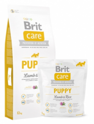 Сухой корм для собак всех пород Brit Care Puppy Lamb & Rice с ягненком и рисом, для щенков и молодых