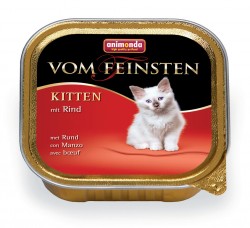 Консервы для котят Animonda Vom Feinsten Kitten с говядиной 100 г х 32 шт.