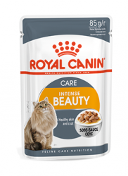 Влажный корм для кошек Royal Canin Intense Beauty для поддержания красоты шерсти, в соусе 85 г