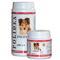 Поливитамины для щенков, беременных и кормящих сук Polidex Polivit-Ca Plus (Полидекс Поливит)
