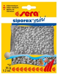 Биологический наполнитель для фильтров аквариума Sera Siporax Mini 35 г