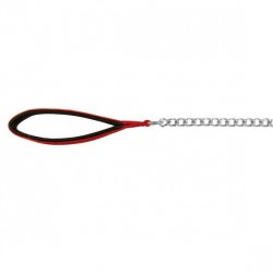 Поводок-цепь для собак Trixie металлический, с нейлоновой ручкой 110 см×2 мм