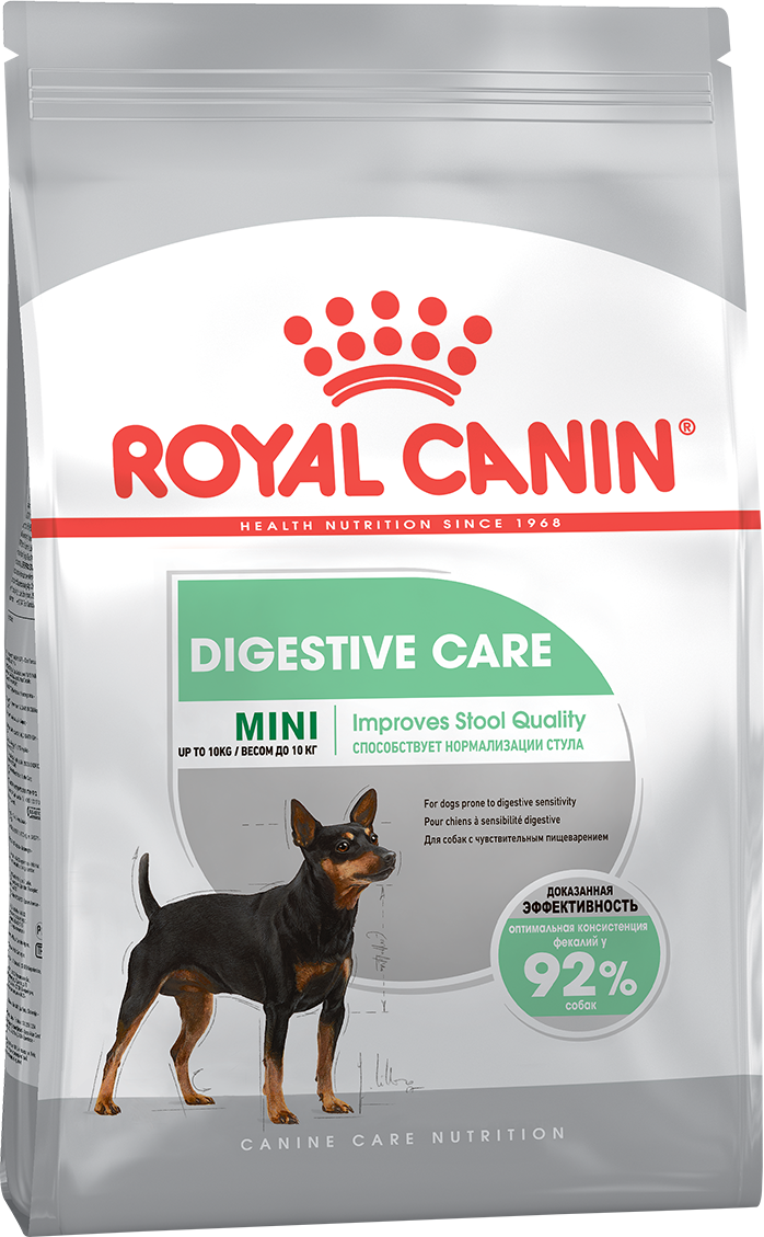 Сухой корм для собак малых пород Royal Canin Mini Digestive Care при чувствительном пищеварении