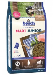 Сухой корм для собак Bosch Junior Maxi с мясом птицы для щенков крупных пород массивным костяком