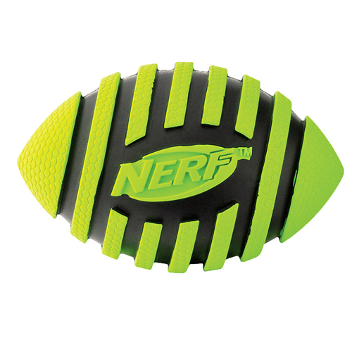 Игрушка для собак Nerf Мяч для регби пищащий, 12,5 см