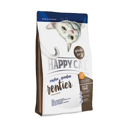 Сухой корм для кошек Happy Cat Sensitive Оленина, беззерновой 