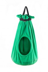 Домик для кошек подвесной Titbit зеленый, высота 70 см