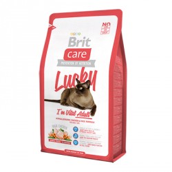 Сухой гипоаллергенный корм для кошек Brit Care "Lucky" Vital Adult с курицей и рисом