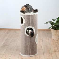 Когтеточка для кошек с домиком-башней Trixie Edorado, коричневый/бежевый ø 40/100см