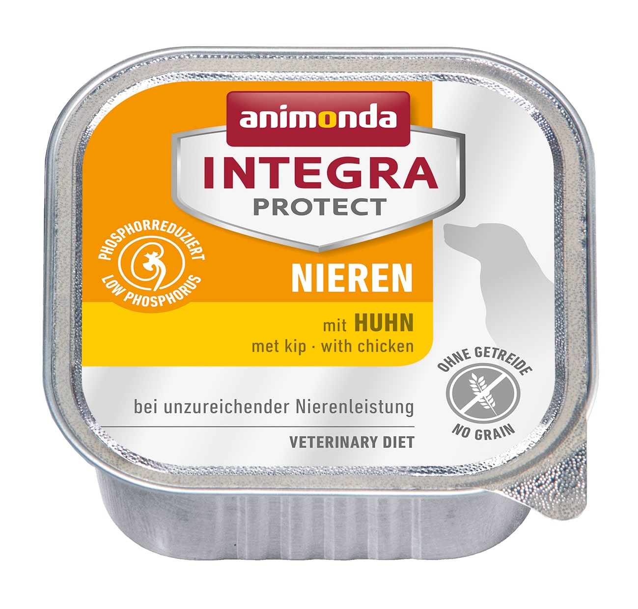Влажный корм для взрослых собак Animonda Integra Protect Dog Nieren (RENAL) with Chicken при хронической почечной недостаточности, с курицей 150 г х 11 шт.